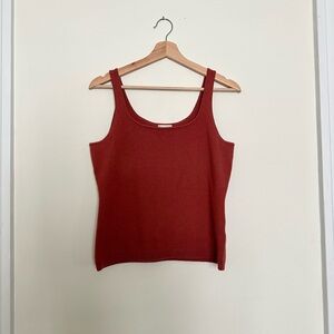 Garnet Hill Cashmere Tank, S